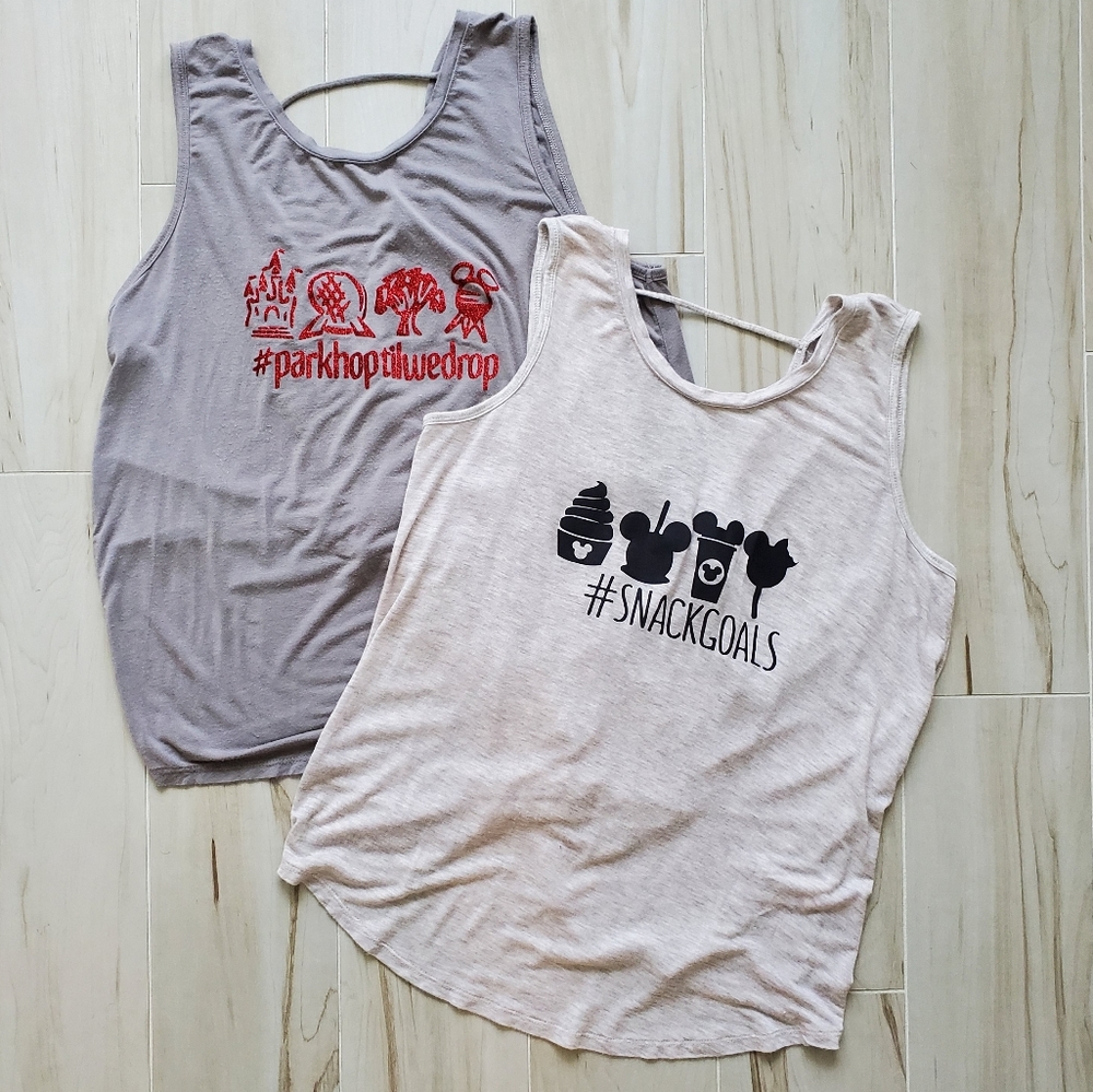 2 SUMMER DISNEY SHIRTS